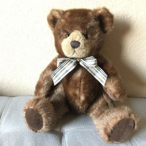 Russ Soft Stuffed Animal Jax Brown Teddy Bear 12"